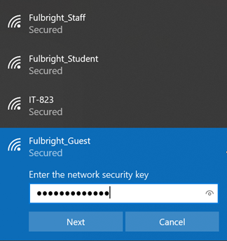 How to access wifi network